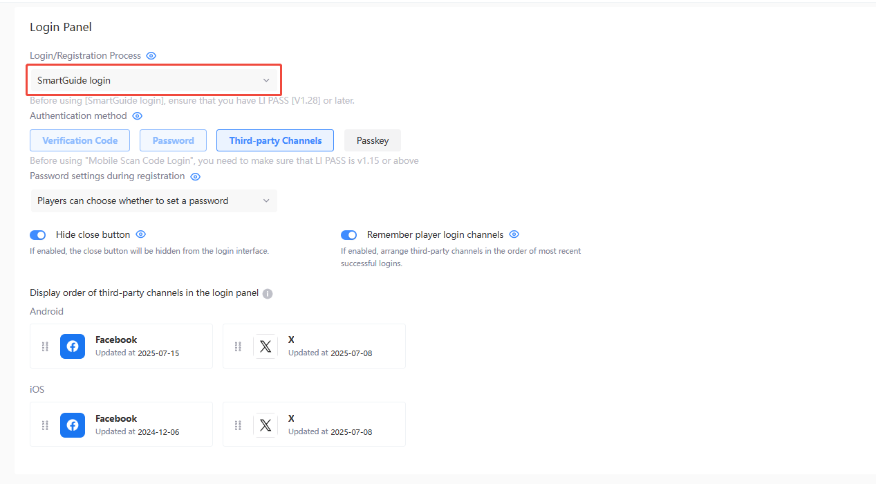 Login Registration