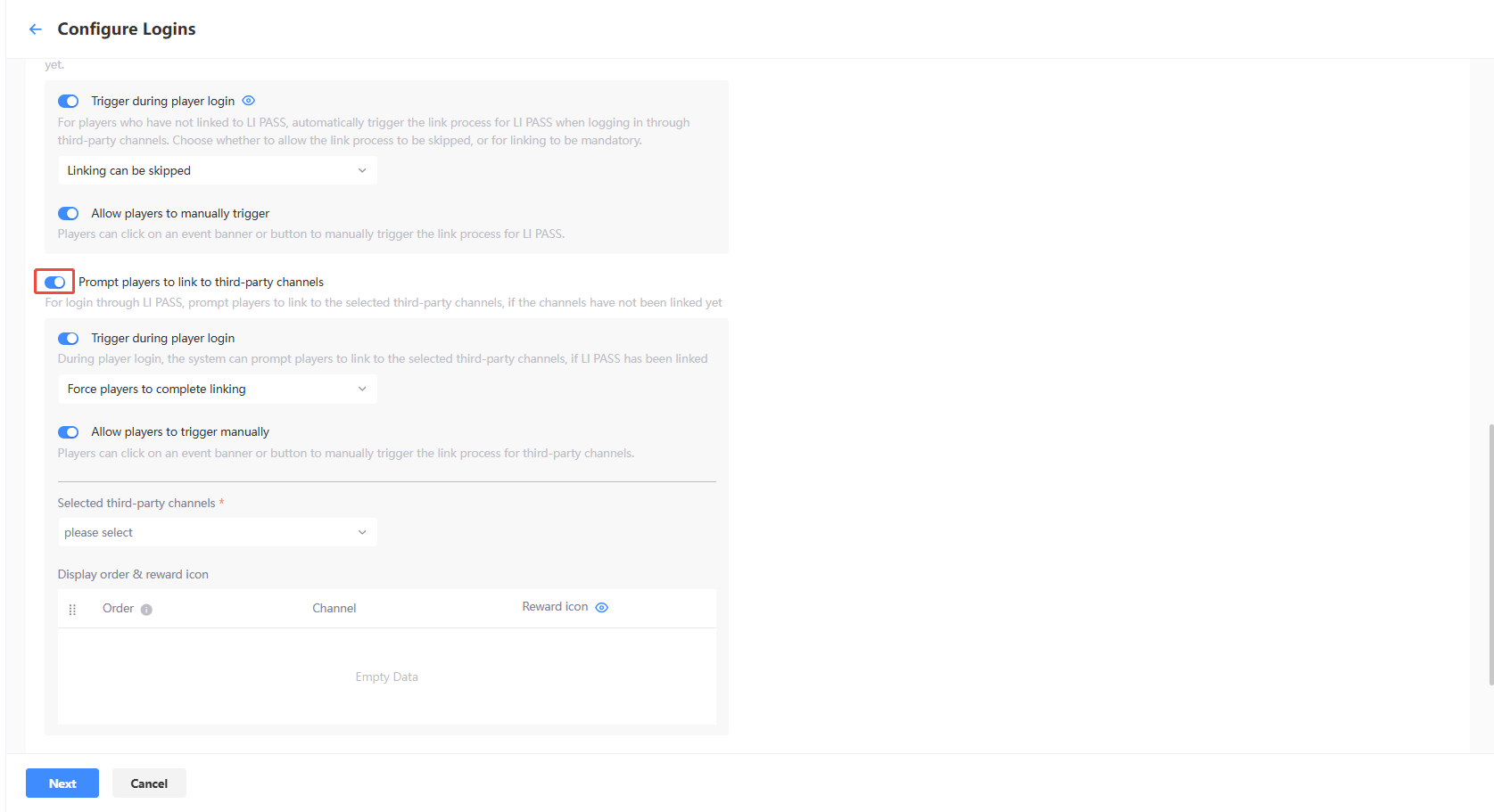 Login Registration