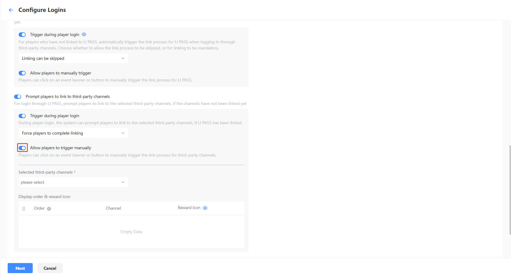 Login Registration