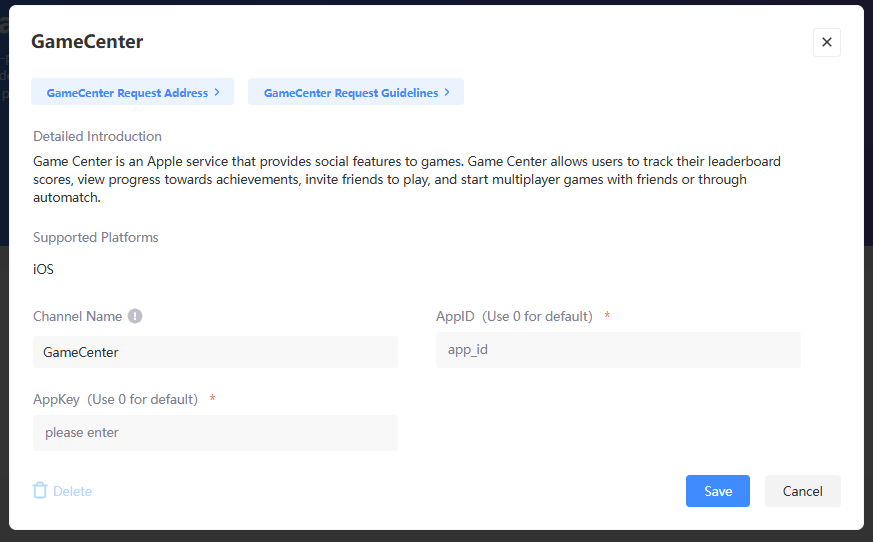 GameCenter