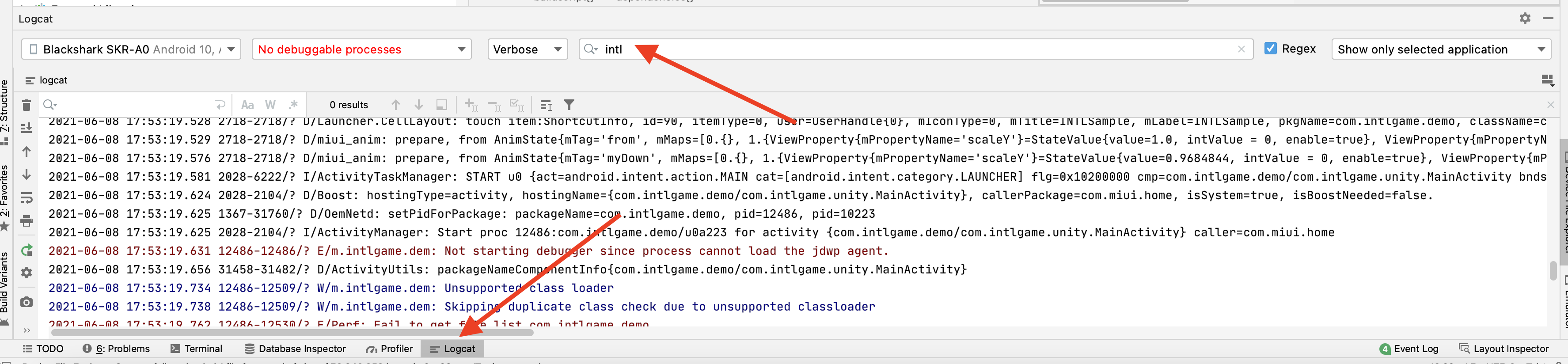 Image: Acquire Release Version Logs with Android Studio