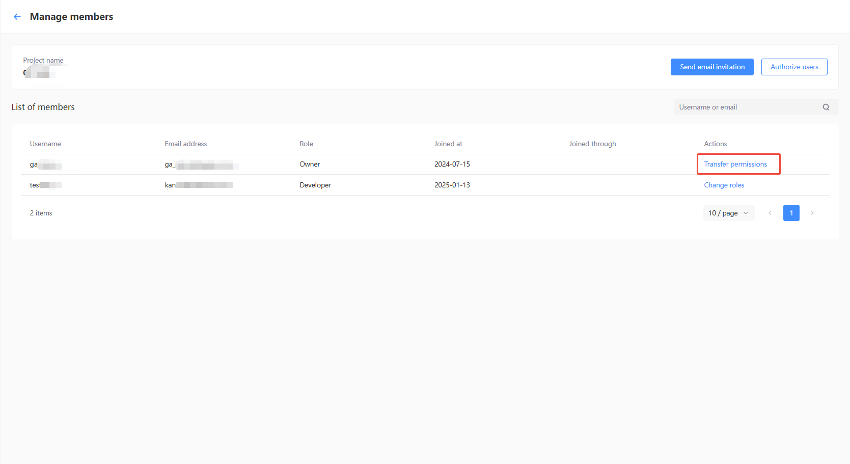 Project details