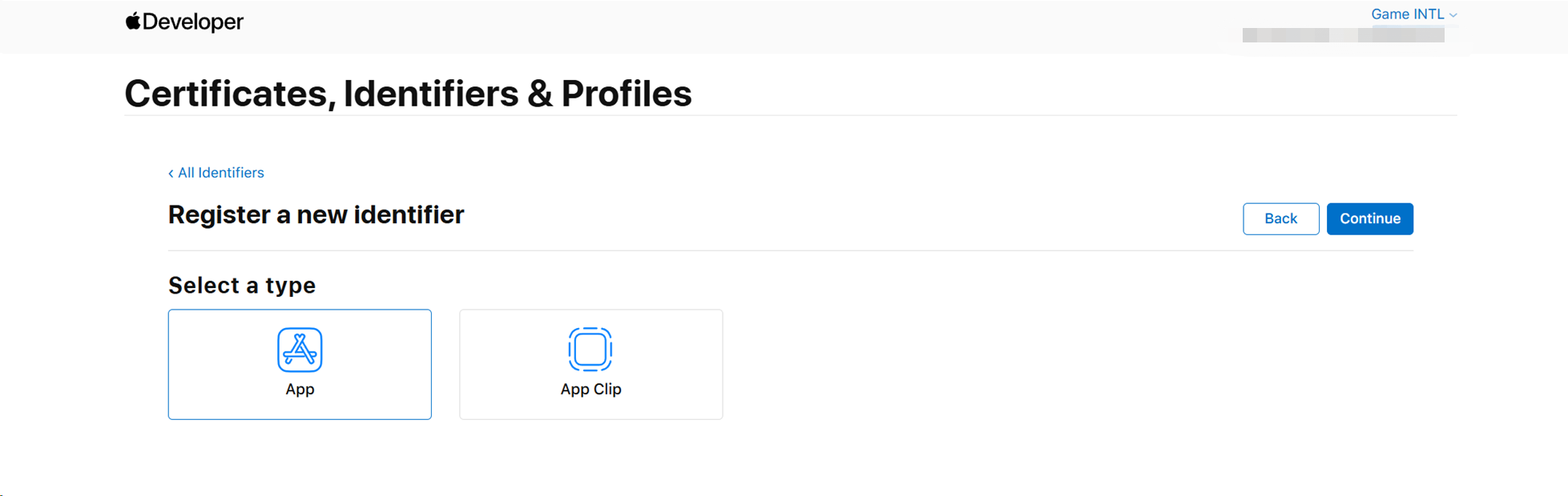 Image: Apple App ID