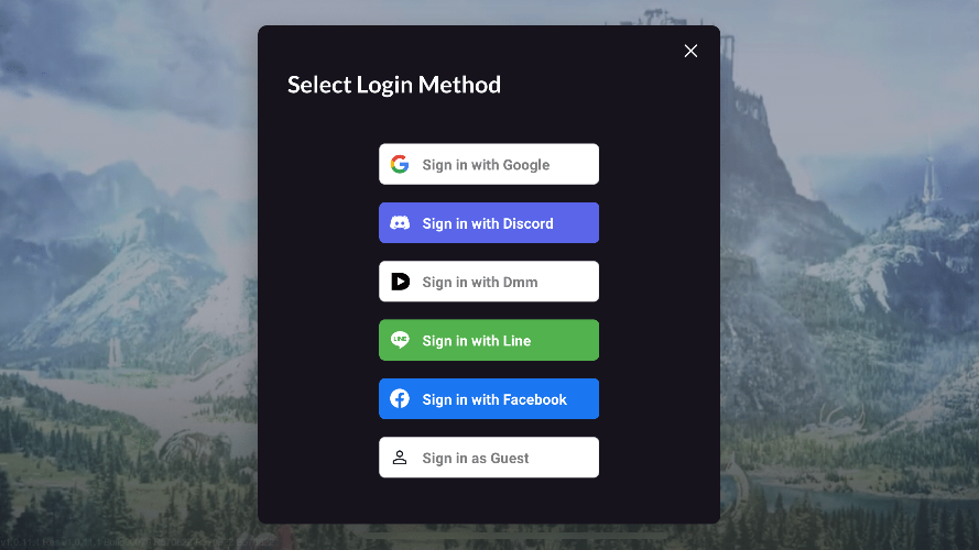 Image: Guest Login