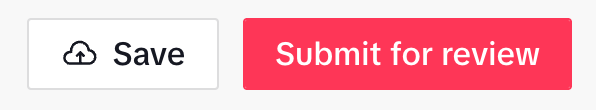 Image: TikTok - submit for review