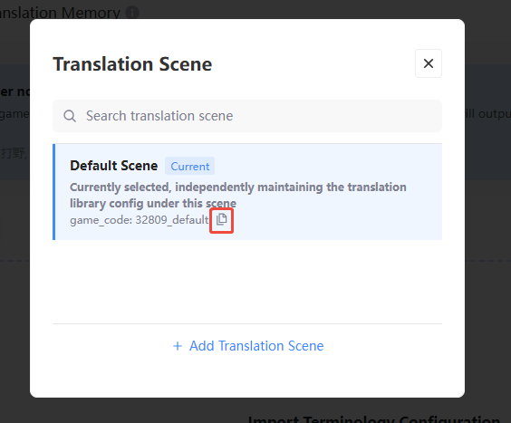 Translation Scene