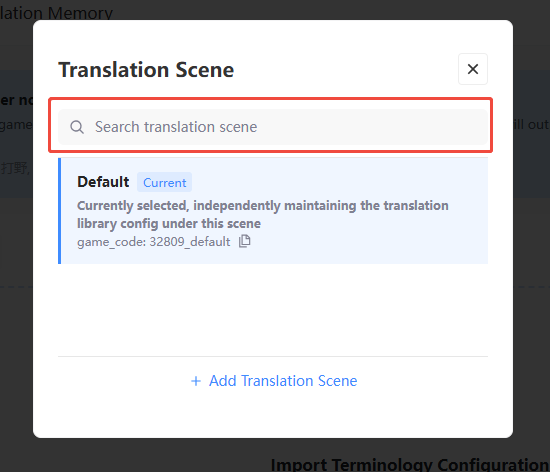 Translation Scene