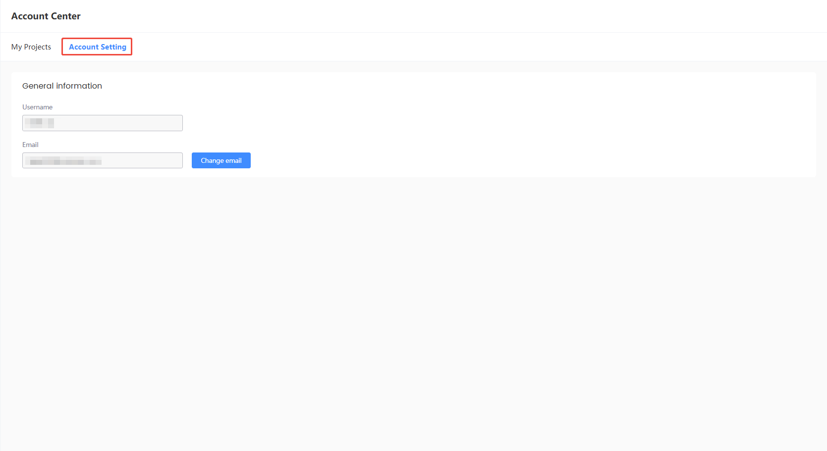 Account Setting