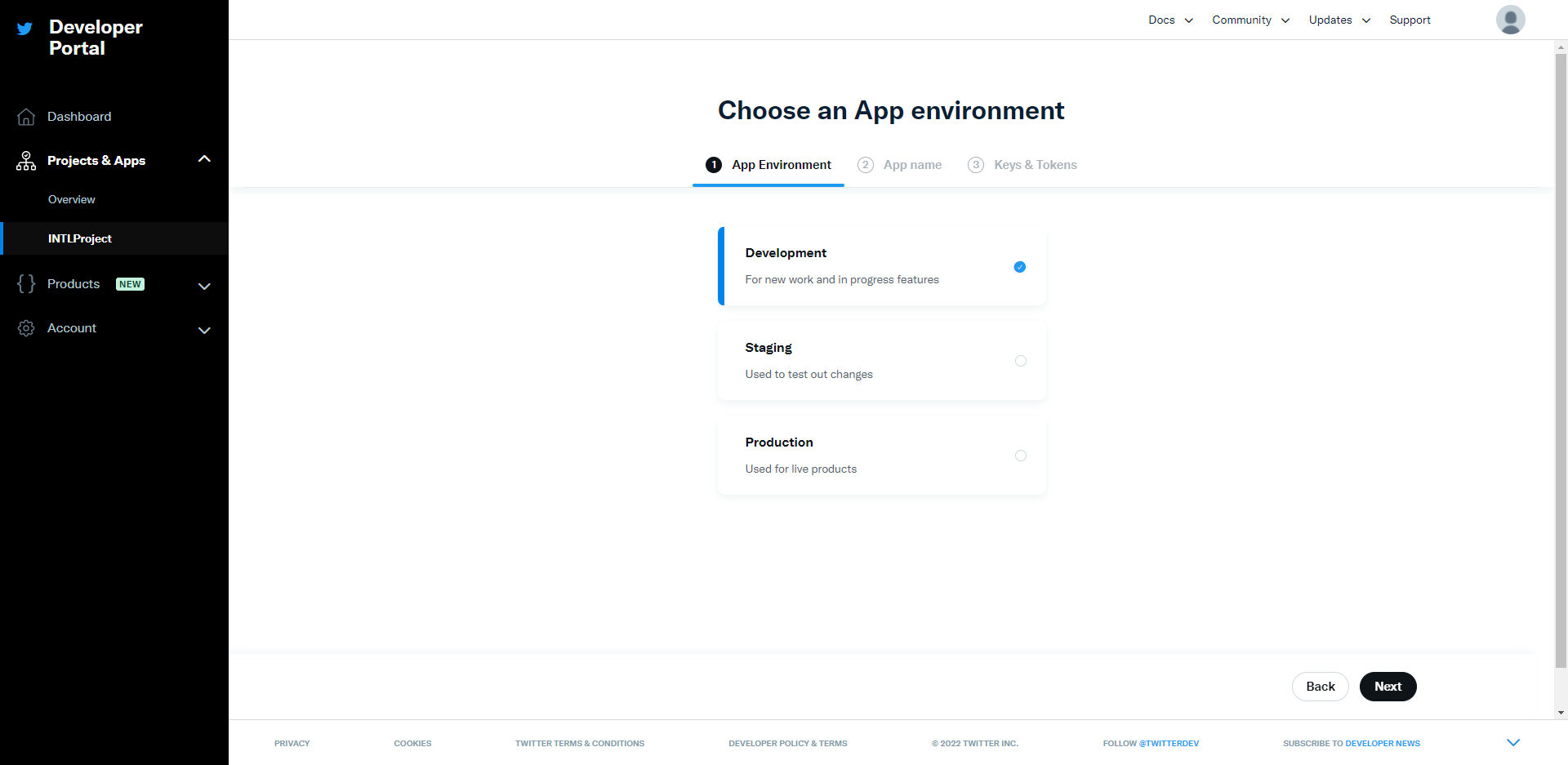 图片：X application environment