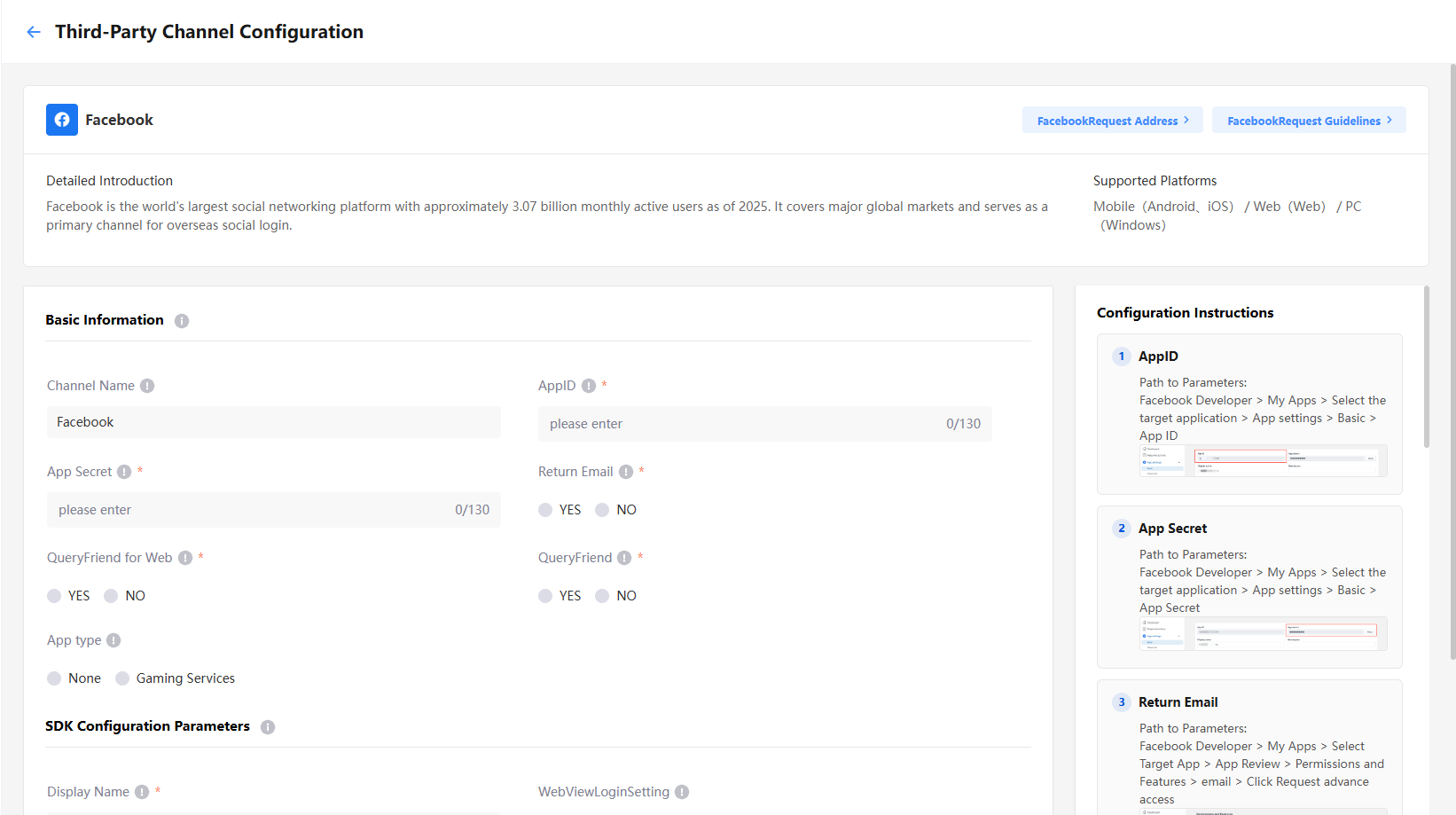 Configure Channels