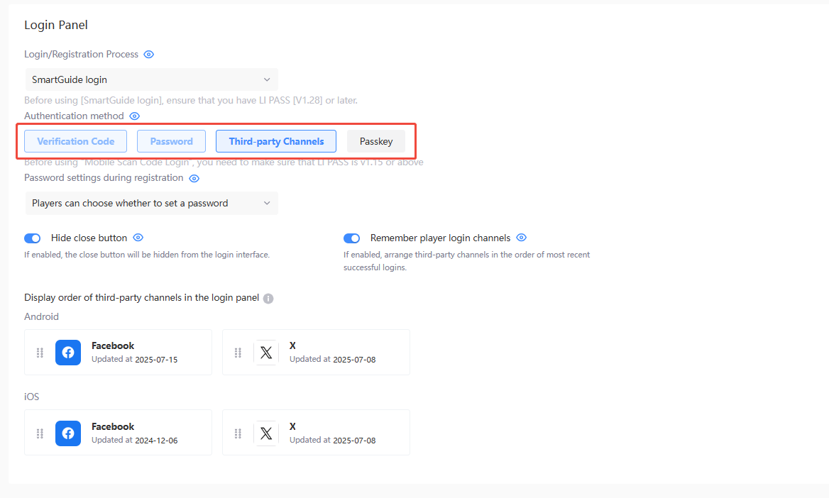 Login Registration