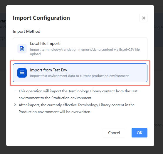 Terminology Library