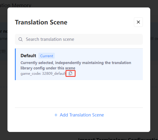 Translation Scene