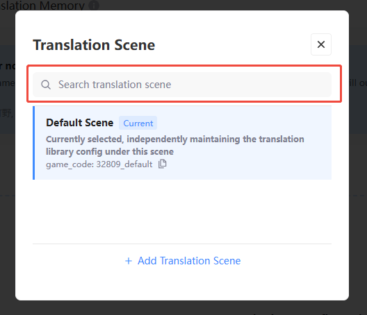 Translation Scene